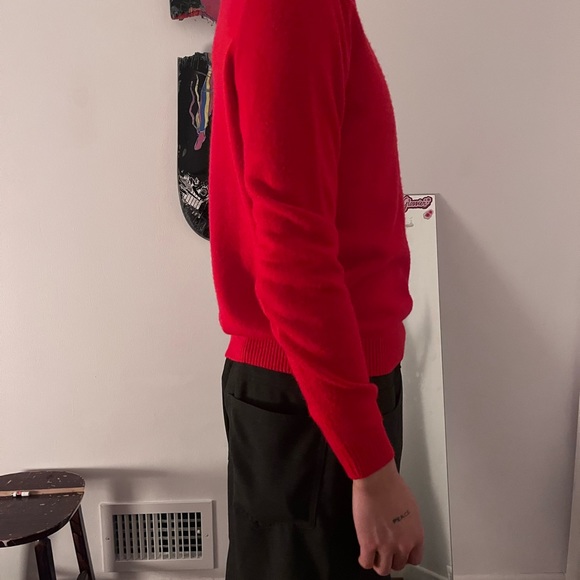 COPY - Vintage Bright Red Turtleneck - Picture 5 of 5